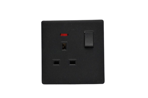 13a-1-gang-switched-socket-l407b-black-velvet-touch-l-l-range