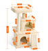 Luxury Cat Tower with Double Condos and Spacious Perch - Fully Wrapped Scratching Sisal Post